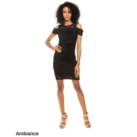 Ambiance Dresses & Skirts - Ambiance Women's Dress Black Lace Semi-Formal Size Small